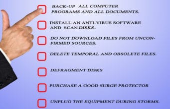 Lista de chequeo mantenimiento ordenador